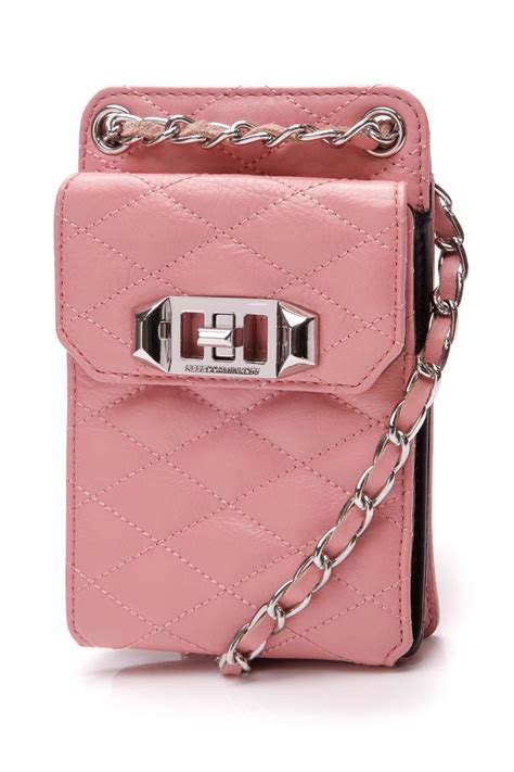 Rebecca Minkoff Love Phone Crossbody Bag In Pink Pink Bag Crossbody Bag Bags
