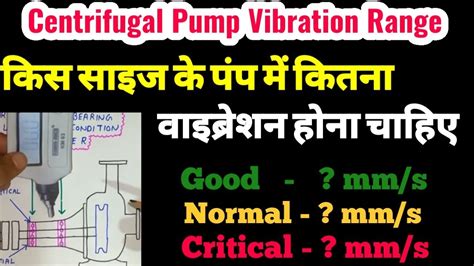 Pump Vibration Analysis Basics Of Vibration Pump Vibration Limits Youtube