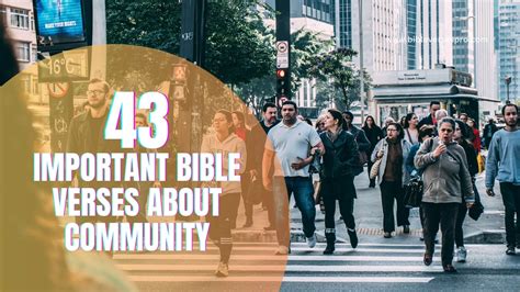 43 Important Bible Verses About Community
