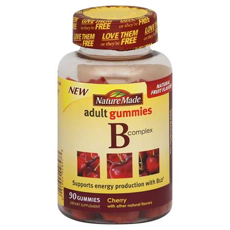Nature Made Adult B Complex Gummies Cherry Shop Vitamins A Z At H E B