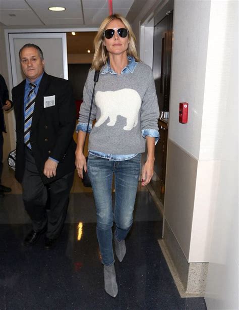 Heidi Klum Sunglasses Heidi Klum Style Celebrity Airport Style