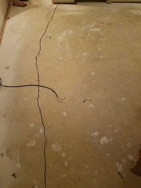 How Much Should I Worry About This Large Crack In The Foundation Slab Love Improve Life