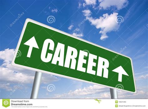 Career Sign Royalty Free Stock Photo - Image: 18531465