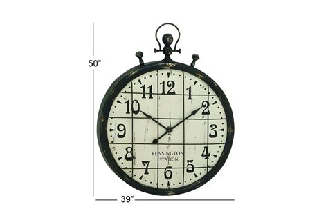 Vintage Reflections Rustic Stopwatch Style Wall Clock At Gardner White