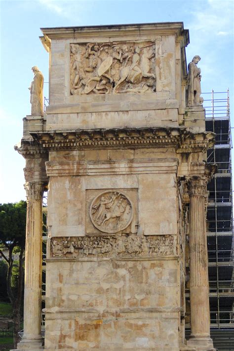 The Arch Of Constantine Italian Arco Di Costantino Is A Triumphal