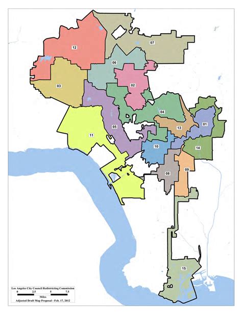 Revised Boundaries Of City Council Redistricting Documents Los