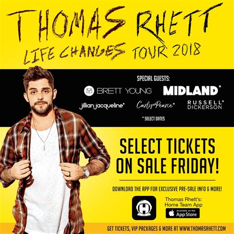 Thomas Rhett Announces Life Changes Tour 2018