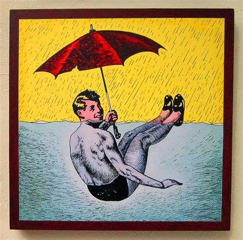 Umbrella Man Painting By Steve Fields Fine Art America