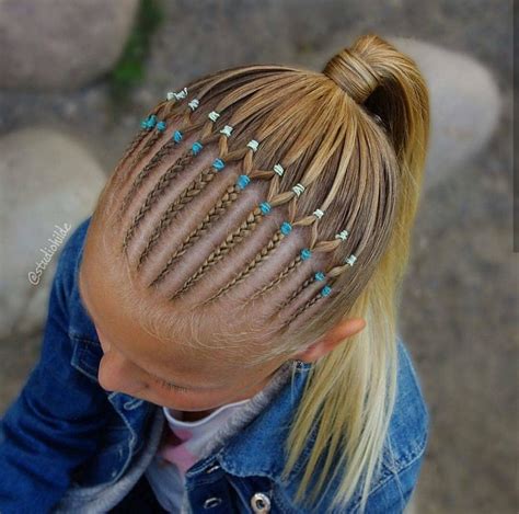 Braids for kids provide a multitude of different styles ranging from those that are simple to create to those that require a little practice and skill. Hairstyle | Hair styles, Kids hairstyles, Kids braided ...