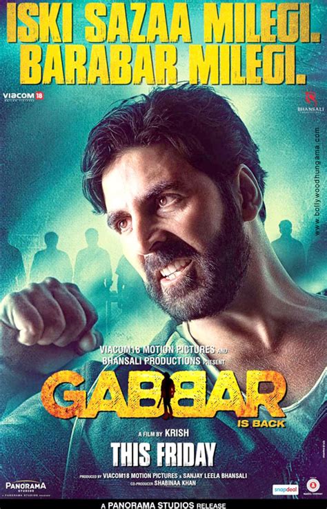 Gabbar Is Back 53 Gabbar Is Back First Look Bollywood Hungama
