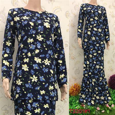 A wide variety of baju kurung options are available to you, such as supply type, clothing type, and ethnic region. Nayla.Z BAJU KURUNG COTTON Floral / Skirt | Baju Kurung ...