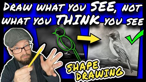Draw What You See Not What You Think You See Shape Drawing Tutorial