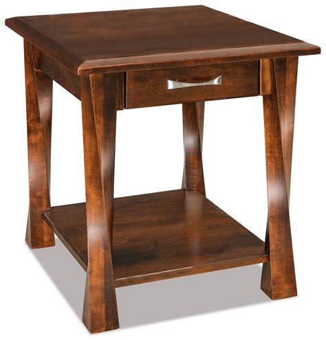 Lexington Arc End Tables Amish Solid Wood Occasional Tables Kvadro