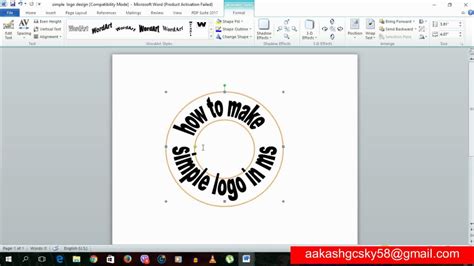 How To Make A Logo Design In Microsoft Word