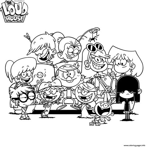 Loud House Printable Coloring Pages Printable Word Searches
