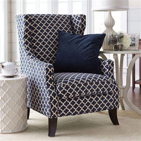 Navy Blue Living Room Chair Reclinerchairscheapest Wingbackchair