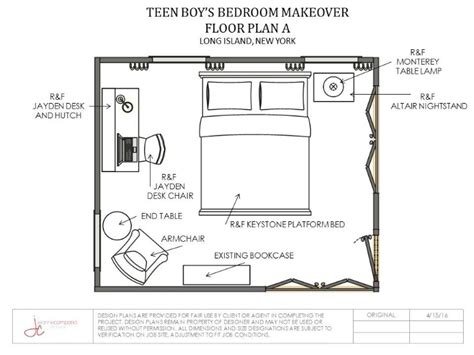 This bedroom layout is such a great way to utilise a small area + 19 more cosy bedroom ideas! Before and After: Teen Boy's Bedroom Makeover - Jeanne ...