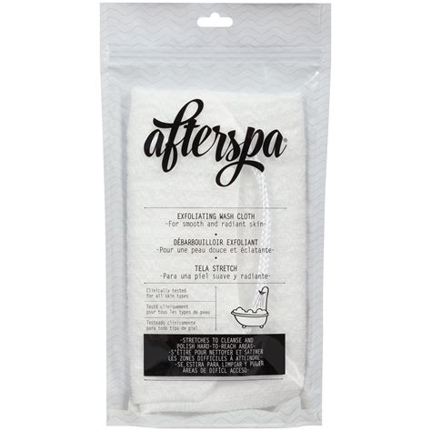 Afterspa Exfoliating Wash Cloth Bag Walmart Com