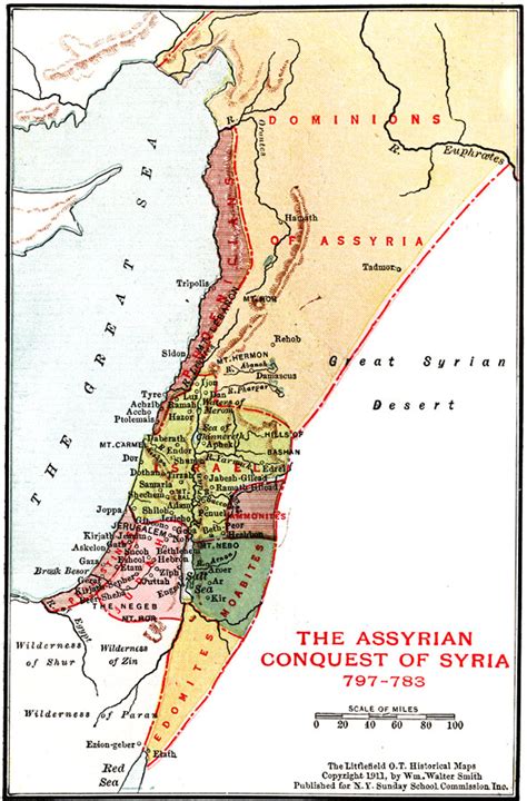 Palestine Syria Map