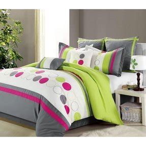 This color palette features bright shades of green and coral that will make your design pop. Bright Colored Bedding Sets - Foter