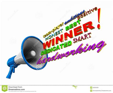Announce Winner Royalty Free Stock Photos - Image: 28526328