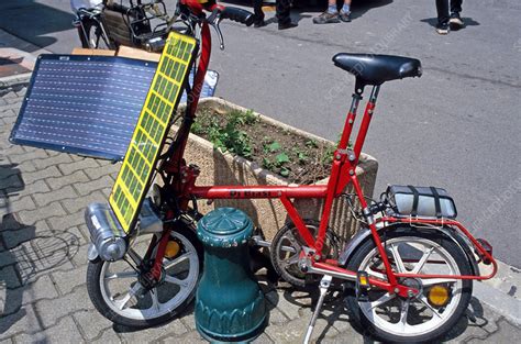 Solar Powered Electric Bicycle Stock Image T1520556 Science
