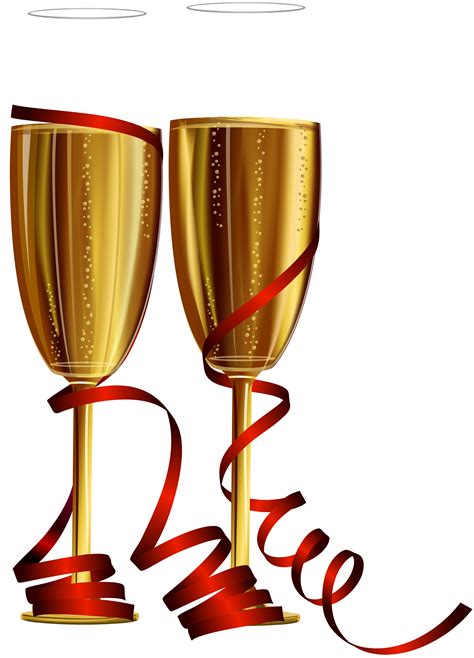 Gold Champagne Glass Png Clear Champagne Flute Glass Champagne Glass