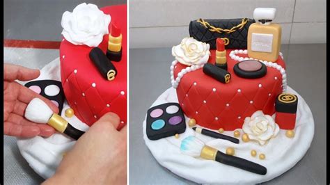 See more ideas about cake pictures, cake, cupcake cakes. MAKE UP CAKE - HOW TO - by CakesStepbyStep - YouTube