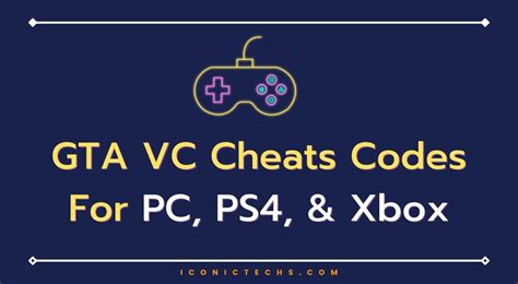 GTA Vice City Cheats Codes Full List For PC PS And Xbox