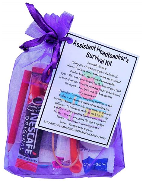 Assistant Headteacher Survival Kit T Great Present For Christmas End Of Year Or Just Because