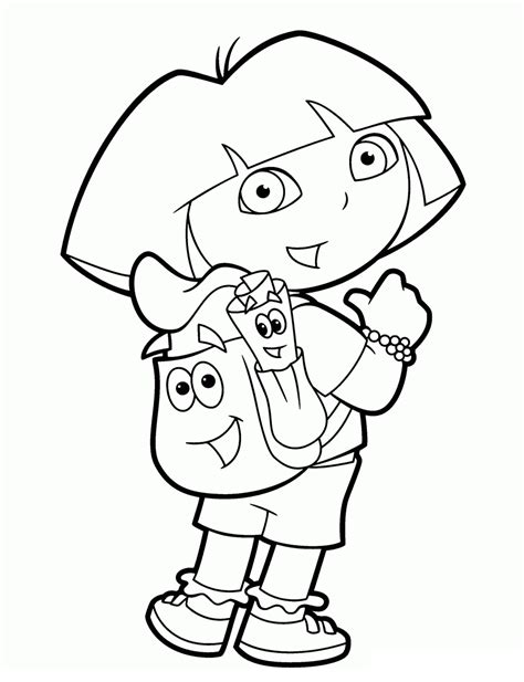 Dibujos De Dora La Exploradora Para Colorear Dora La Exploradora