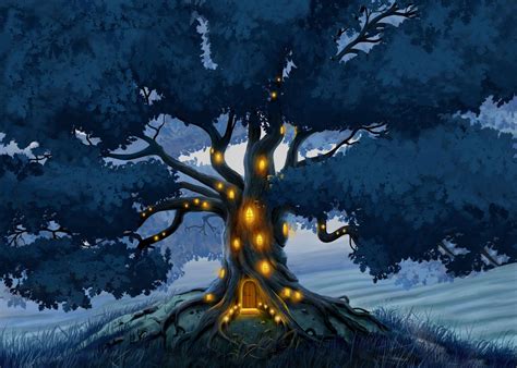 Magical Enchanted Tree Poster By Debbie Clark Displate