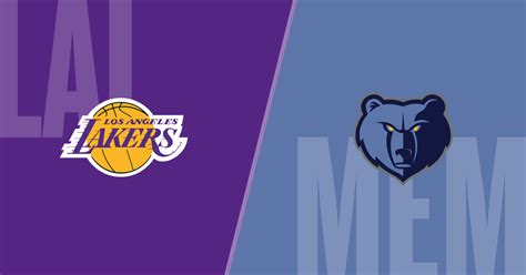 Los Angeles Lakers Vs Memphis Grizzlies Jan Box Scores Nba