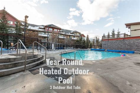 Outdoor Pool Gorgeous Canmore Loft Mountain Views Condominiums For