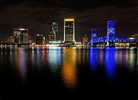 Jacksonville Stock Photo Image Of Florida Night Water 30971332
