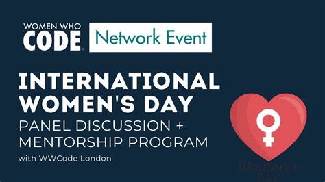 Mentorship Program Launch And Panel Discussion Iwd2021 Youtube