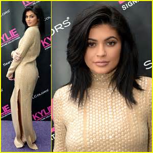 Kylie Jenner Celebrates New Line Of Sinful Colors Nail Polishes Kylie Jenner Just Jared