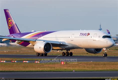 Hs Thd Thai Airways Airbus A350 900 At Frankfurt Photo Id 914226