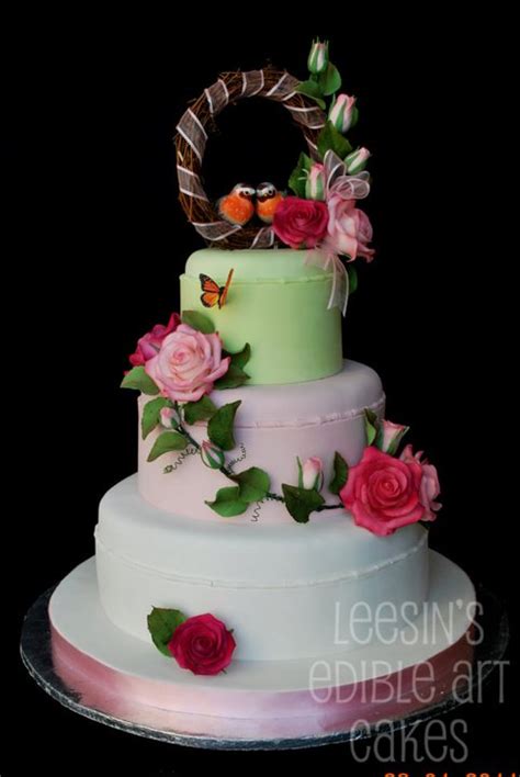 Penang Wedding Cakes By Leesin Another Garden Theme Wedding Cake