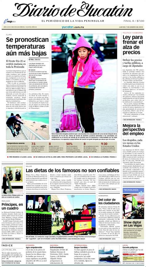 Your subscription to the diario de yucatán digital edition includes supplements, magazines and other grupo megamedia publications free of charge. Periódico Diario de Yucatán (México). Periódicos de México ...