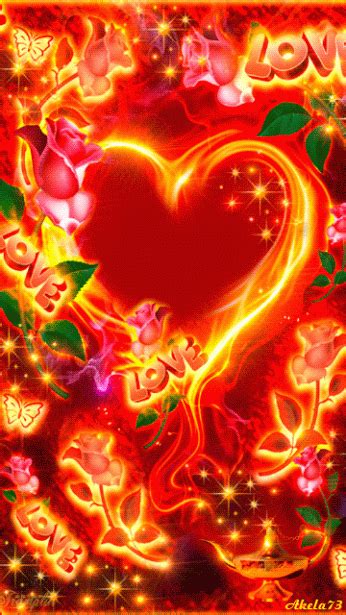 Wer eine schöne beziehung hat, kann sich glücklich schätzen. Love | Animated heart, Fire heart, Heart wallpaper