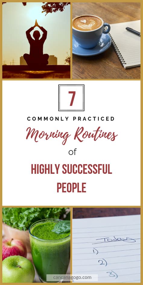 7 Commonly Practiced Morning Routines Of Highly Motivated Successful