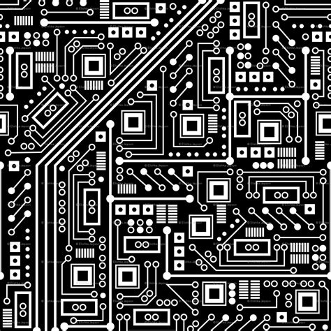 Black And White Circuit Board Clipart 20 Free Cliparts Download