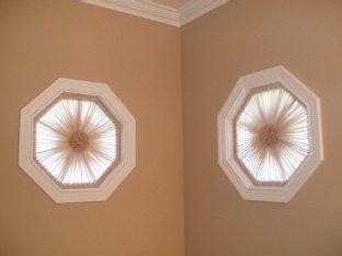 Octagon window doesn't go with your decor? Window Covering Designs: Octagon Window Coverings