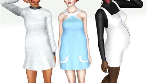My Sims 3 Blog More More Maternity Enabled Ea Clothing By Thecupthatiscake
