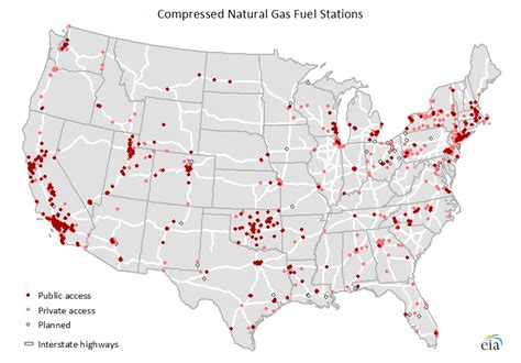 Gas Station Locations Map
