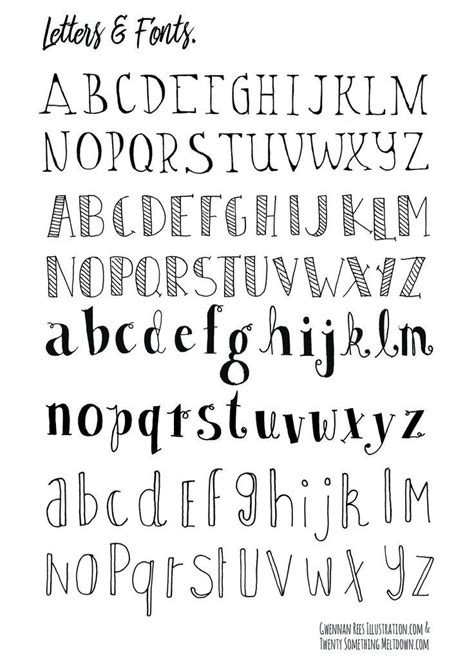 Best 25 Hand Lettering Fonts Ideas On Pinterest Handwriting Hand