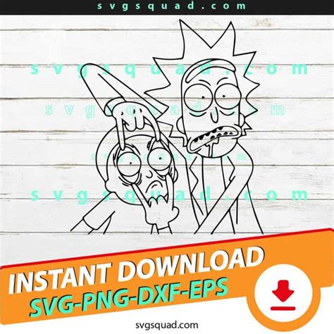 Rick And Morty Svg Rick And Morty Svg Png Cut File Cricut Silhouette