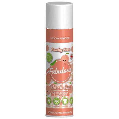 Fabulosa Shock Can Peachy Keen 400ml Branded Household The Brand For Your Home
