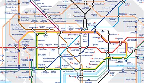 Estações De Metrô De Londres Londres Mapa De Londres